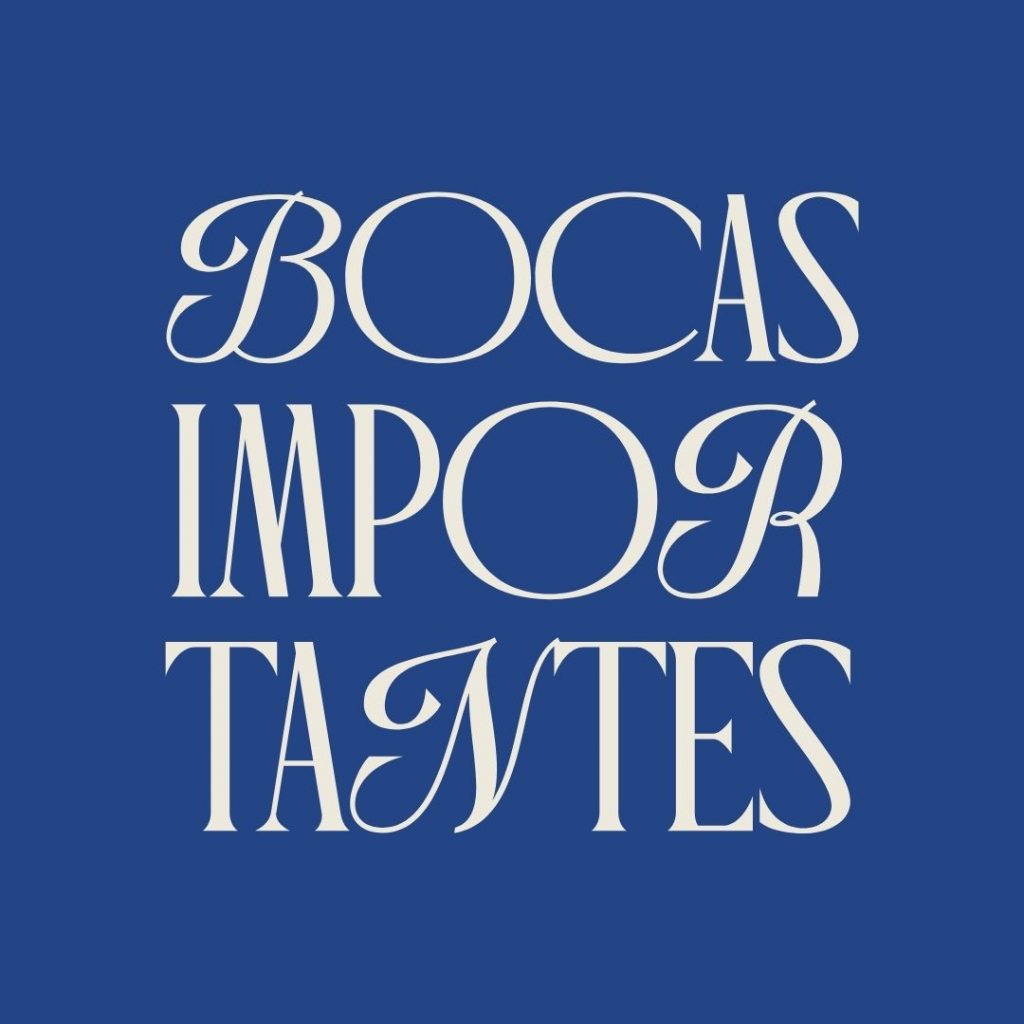 podcast bocas importantes logo azul